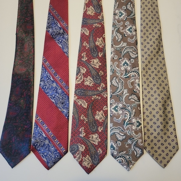Paisley Tie Lot Five (5) - Picture 1 of 3